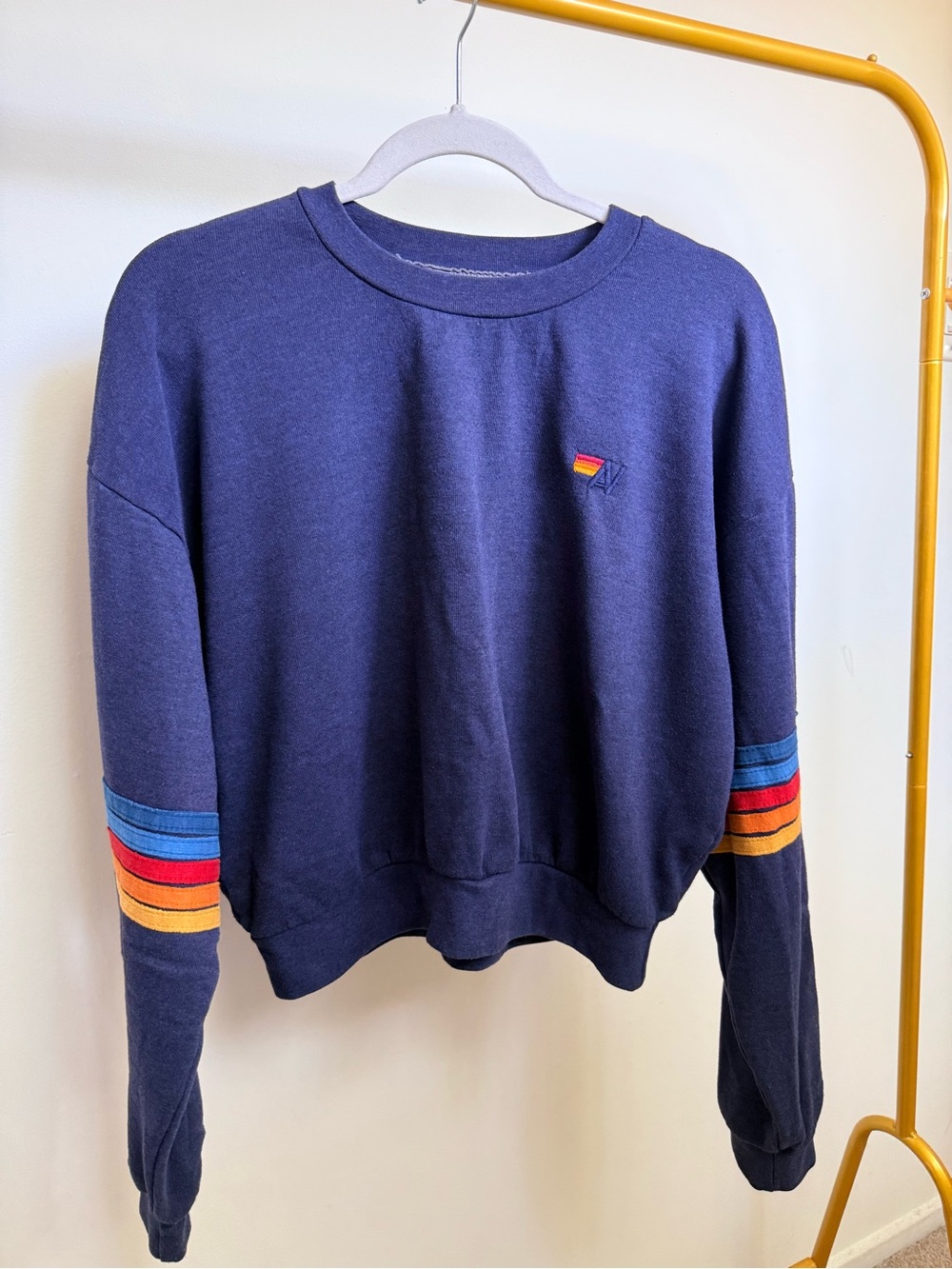 Aviator Nation Navy Women's Crewneck Sweater